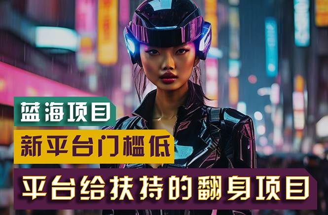 【蓝海项目】新平台无脑搬运，翻身项目 门槛低 小白也能轻松上手 日入500+-锦晨科技网