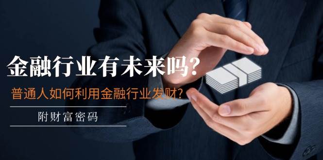 某付费文章：金融行业有未来吗？普通人如何利用金融行业发财?(附财富密码)-锦晨科技网