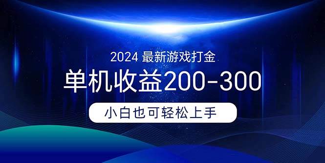2024最新游戏打金单机收益200-300-锦晨科技网