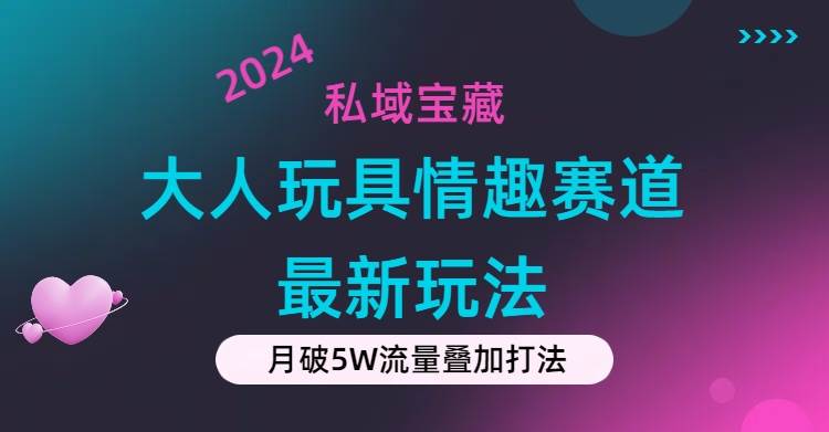 私域宝藏：大人玩具情趣赛道合规新玩法，零投入，私域超高流量成单率高-锦晨科技网